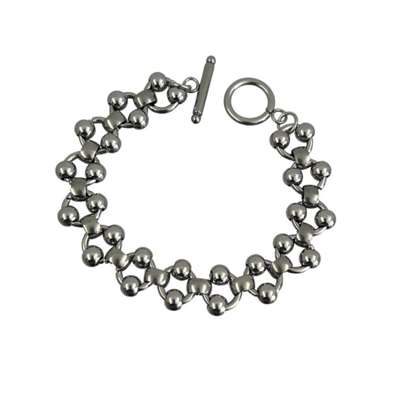Heavy Punk Hollow Steel Bead B - Streetwear Brand Jewelry recension och pris
