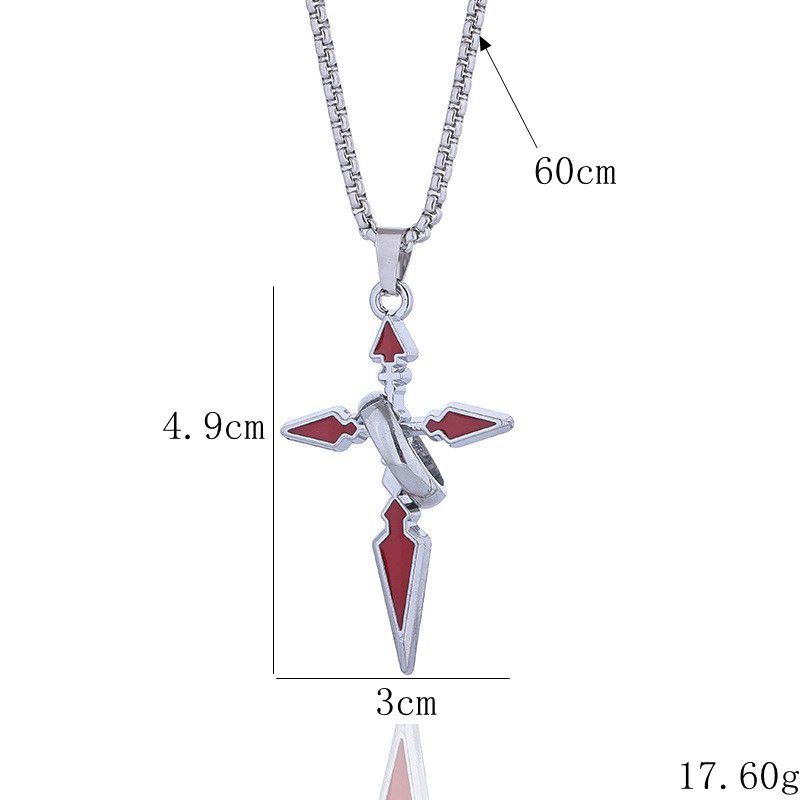 Trendy Brand Cross Pendant Nec - Streetwear Brand Jewelry recension och pris