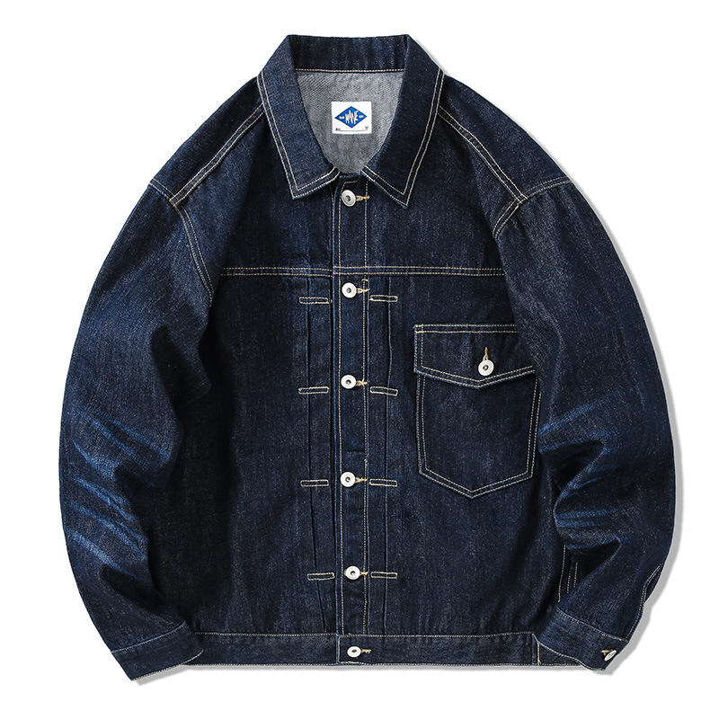 Tide Brand Dark Blue Denim Jac - Brand Of Streetwear recension och pris