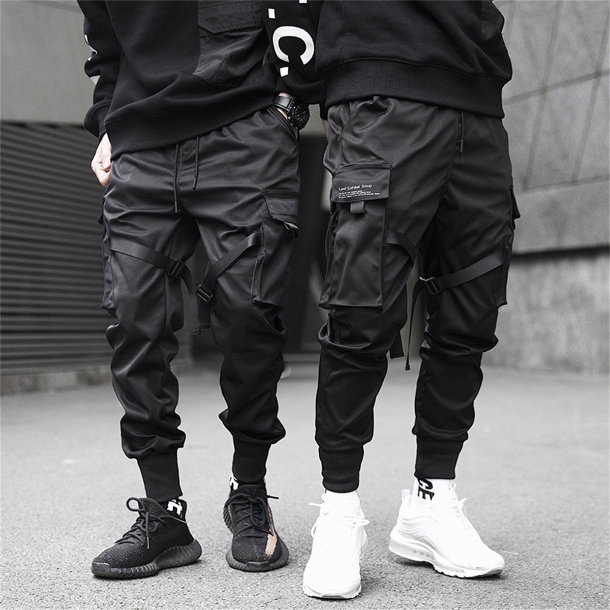 Black Hip Hop Cargo Pants Summ - Brand Of Streetwear recension och pris