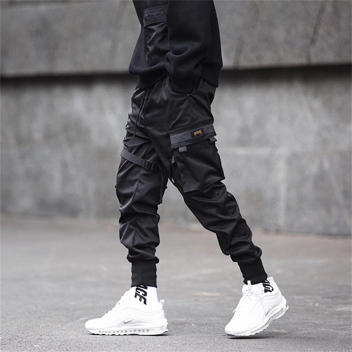 Black Hip Hop Cargo Pants Summ - Brand Of Streetwear recension och pris